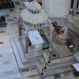 Il ciborio duecentesco della Basilica visto dall'alto